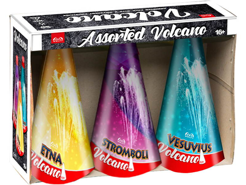 Volcano - 3er Sortiment Vulkane