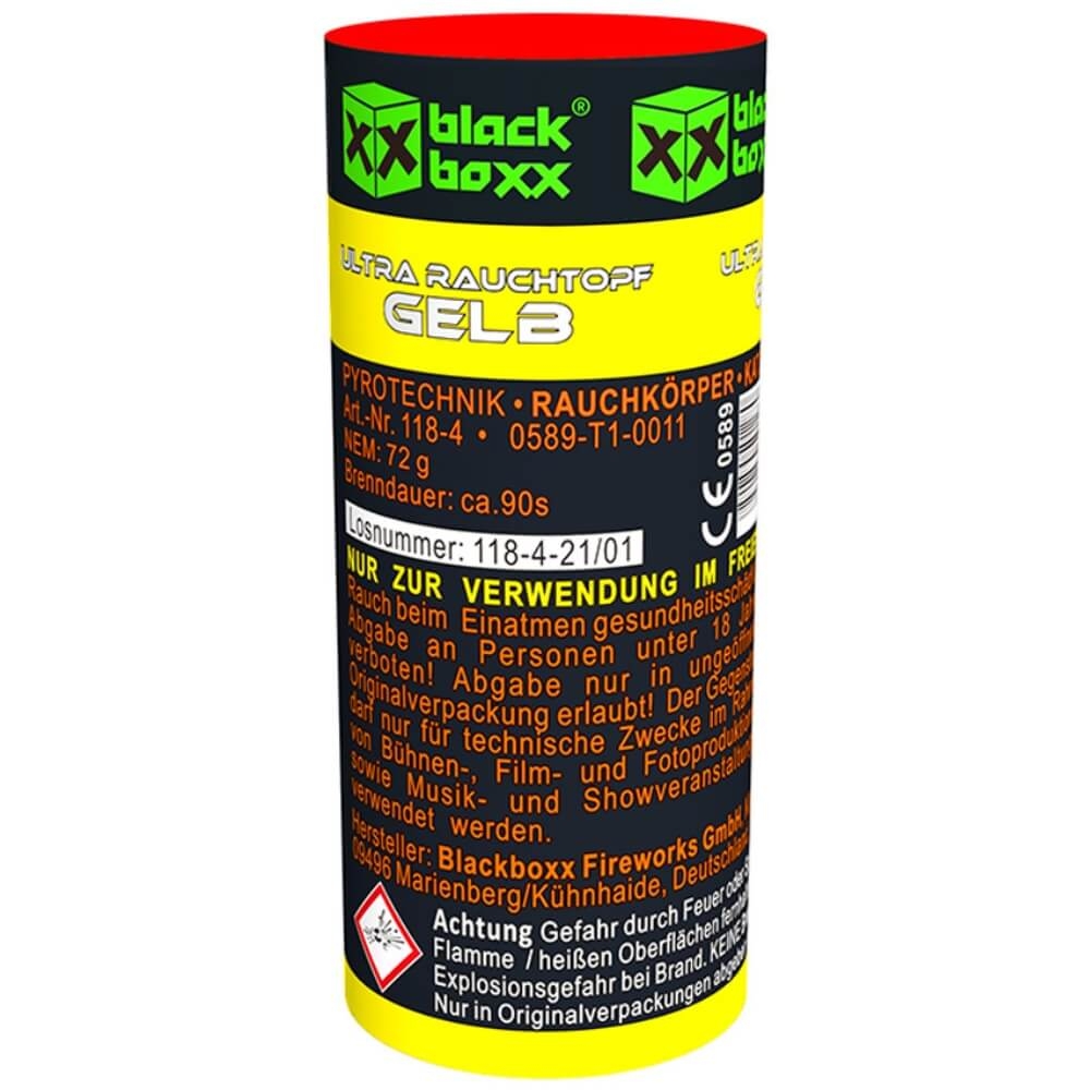 Ultra Rauchtopf gelb