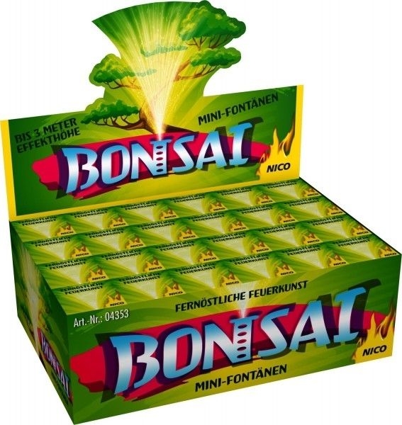 Bonsai 1er Schachtel (Display=24 Päckchen)