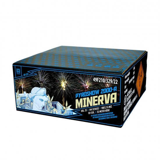 Pyroshow 2000-A Minerva 144 Schuss Verbundfeuerwerk