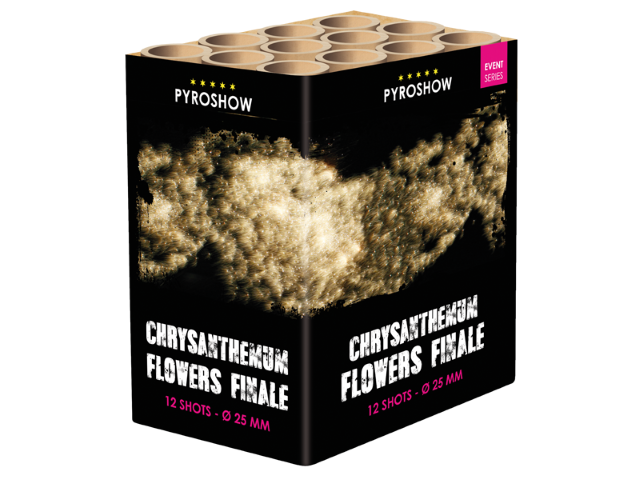 Chrysanthemum Flowers Finale 12 Schuss One Shot Batterie - nur Abholung da 1.3G