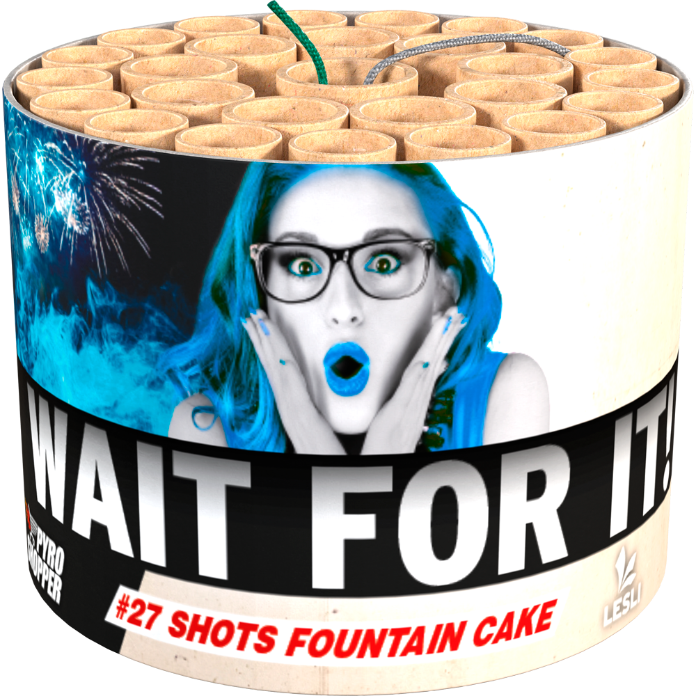 Wait for it - 27 Schuss Fontänen-/Bombettenkombination