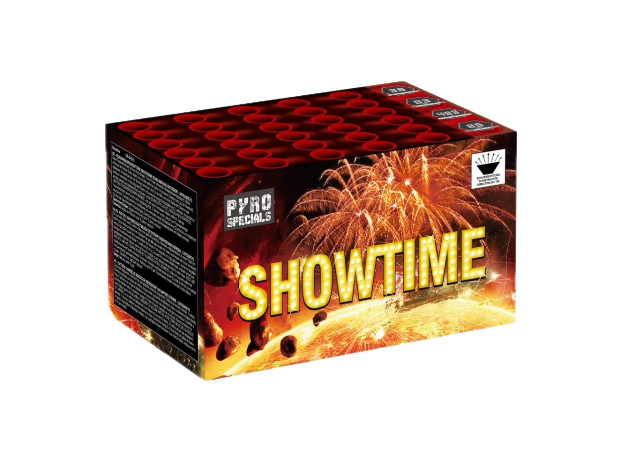 Showtime - Pyro Specials (Charge 2024) - 36 Schuss Fächerbatterie