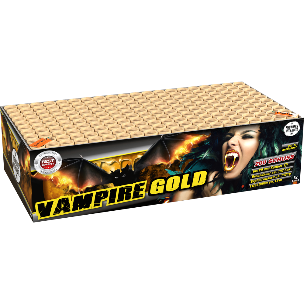 Vampire Gold - Verbundfeuerwerk mit 200 Schuss