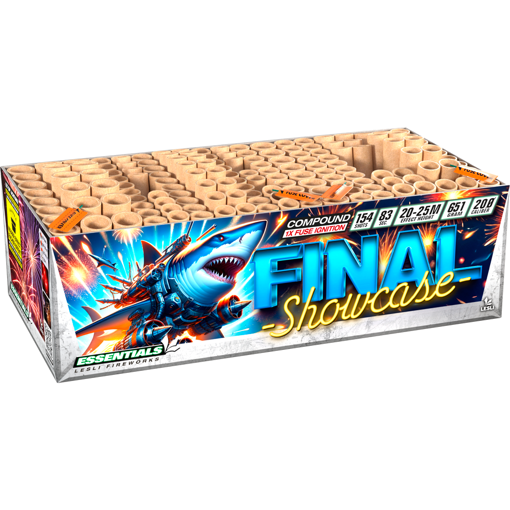 Final Showcase - Verbundfeuerwerk mit 154 Schuss