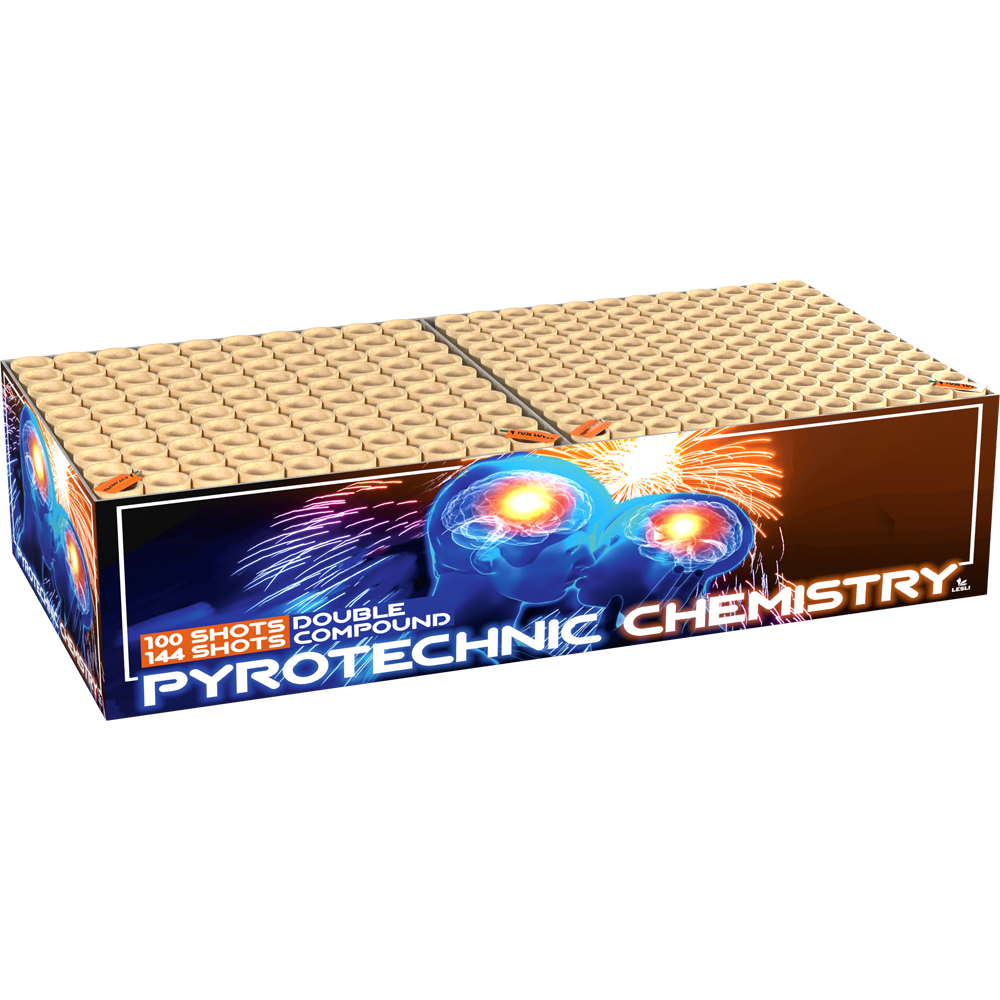 Pyrotechnic Chemistry - Doppel-Verbundfeuerwerk mit 244 Schuss