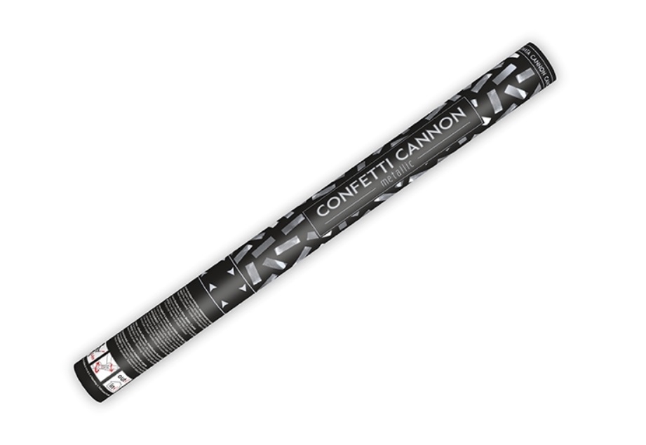 Confetti Shooter 60 cm (silber)
