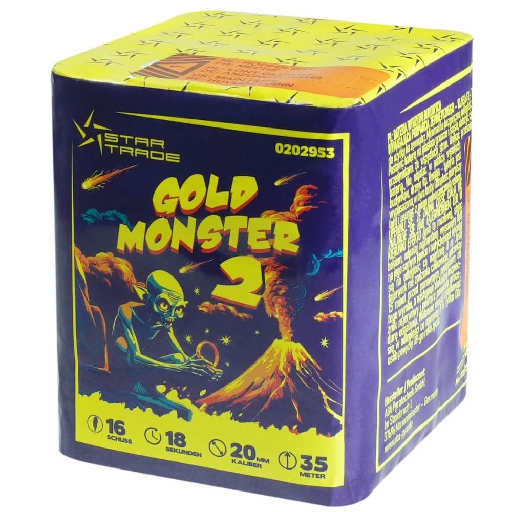 Gold Monster 2 - 16 Schuss Batterie