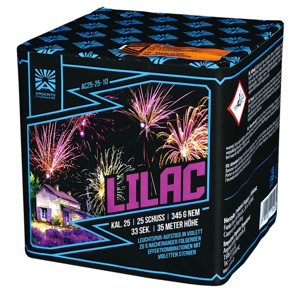 Lilac- 25 Schuss Batterie