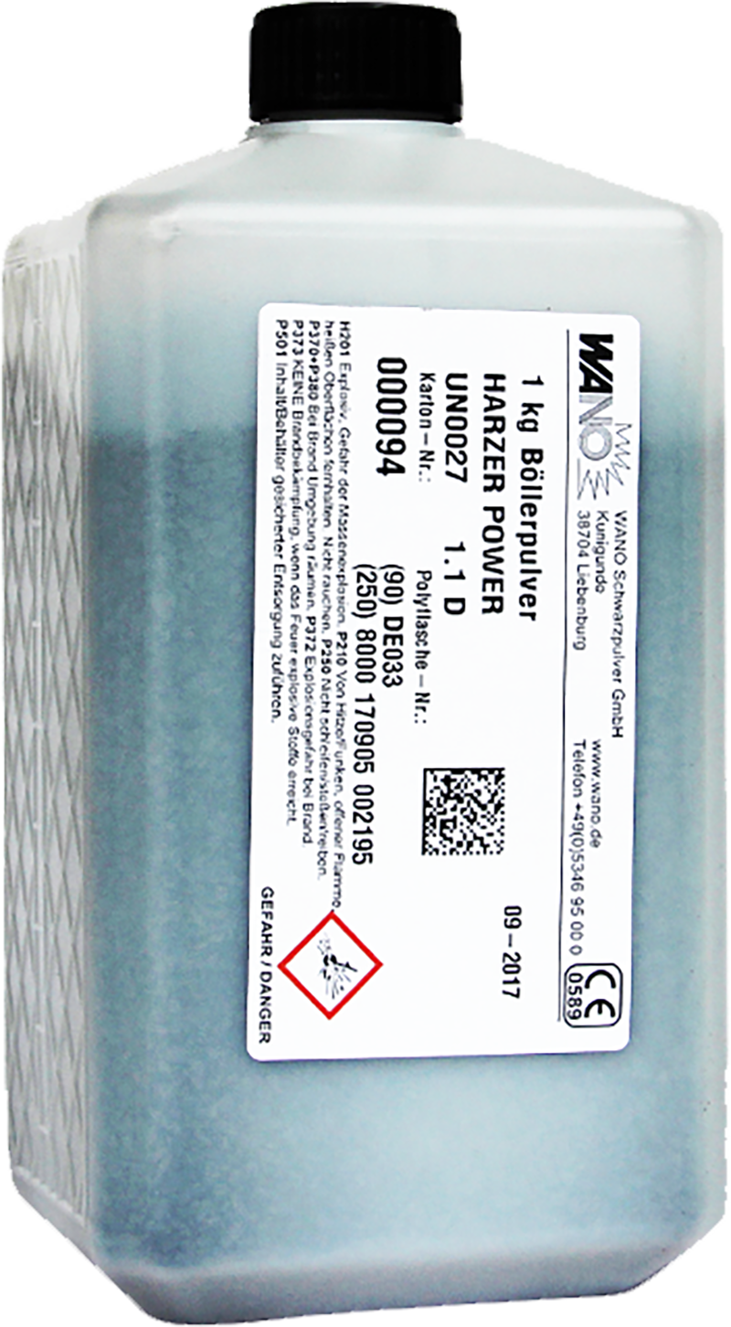 Schwarzpulver Böllerpulver Harzer Power 1000g -nur Abholung-