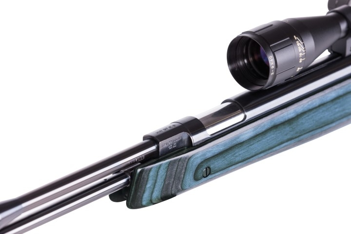 HW 97 K  Luftgewehr mit Schichtholzschaft blau 4,5mm F