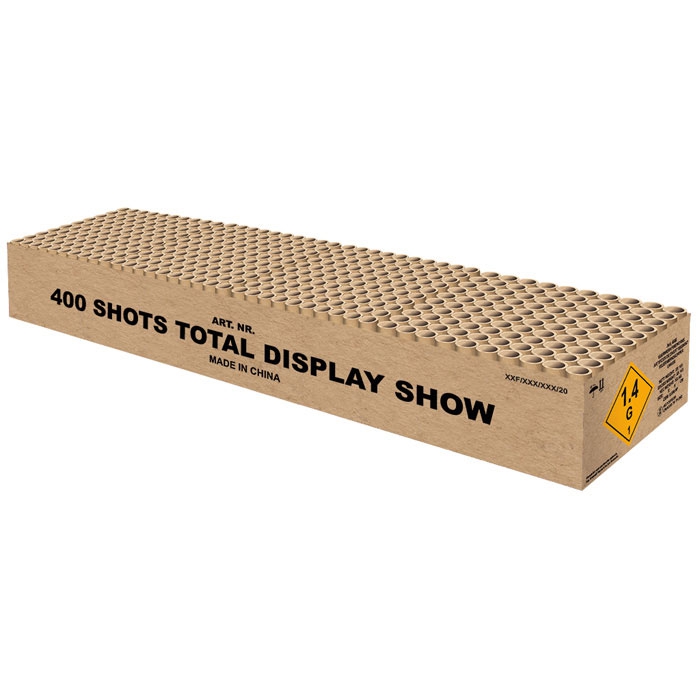400 Shots Mega Display Box - 400 Schuss Verbundfeuerwerk