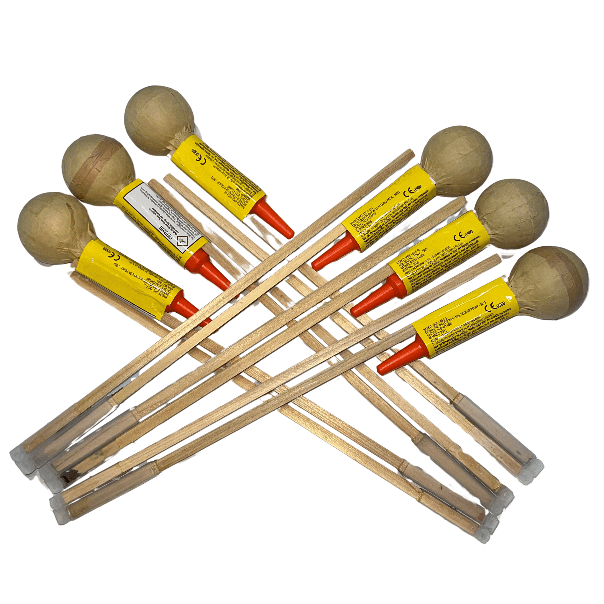 Kugelraketen 4"/100mm - 6er Mixkarton - KAT F3 -nur Abholung-