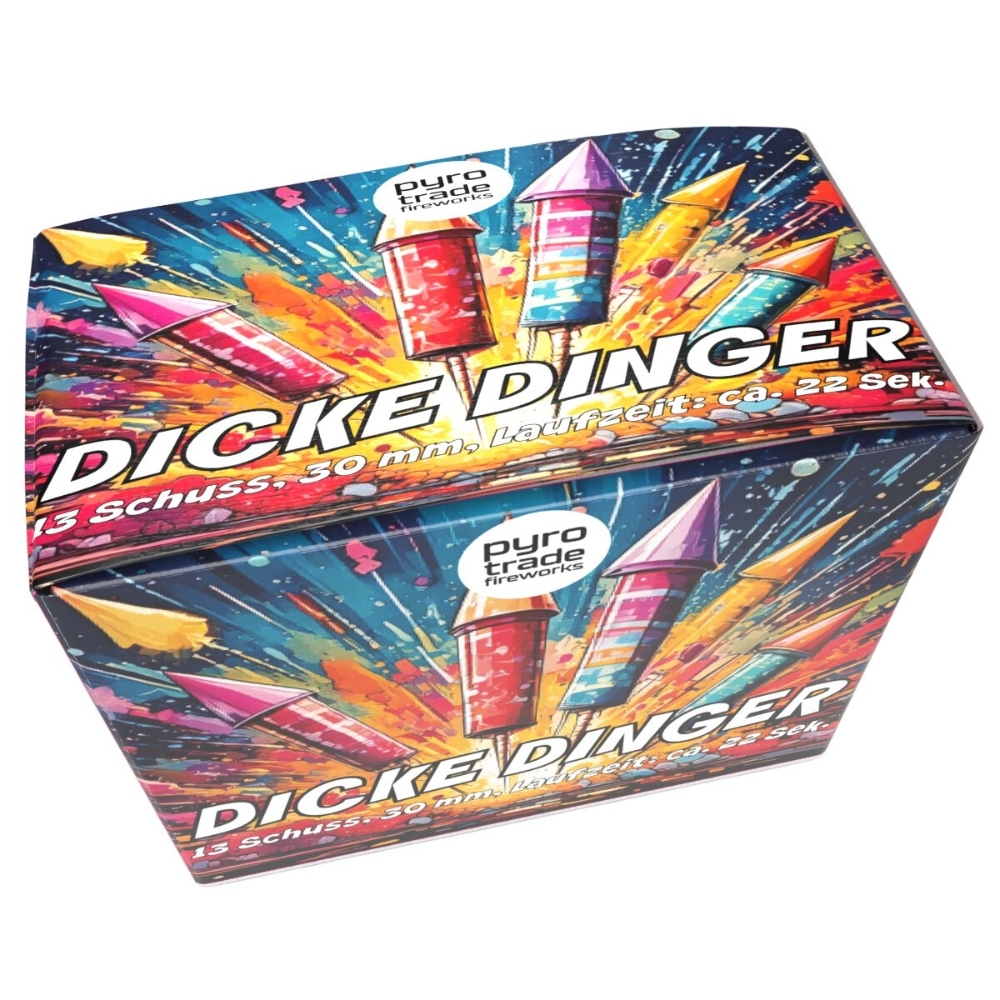 Dicke Dinger - 13 Schuss Feuerwerksbatterie