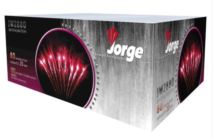 JW2880 Show of Fireworks 10x8 Schuss Fächer KAT F3 -nur Abholung-