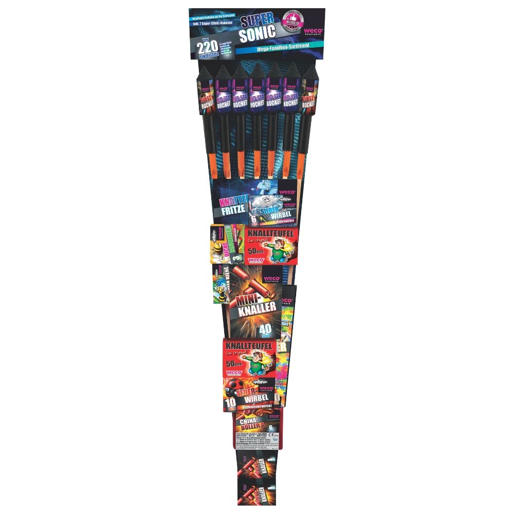 Super Sonic - 223teiliges  Familiensortiment Super Sonic - 223teiliges  Familiensortiment