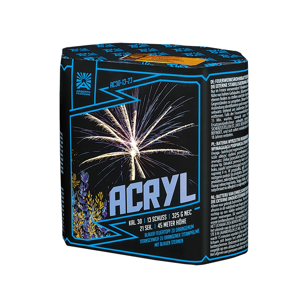 Acryl- 13 Schuss Batterie