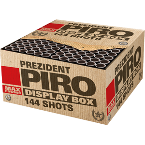 Prezident Piro  (=Der Präsident) - Verbundfeuerwerk 4x36 Schuss