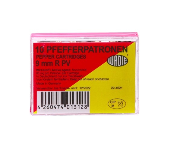 Pfefferpatronen 9 mm Revolver Wadie 10er