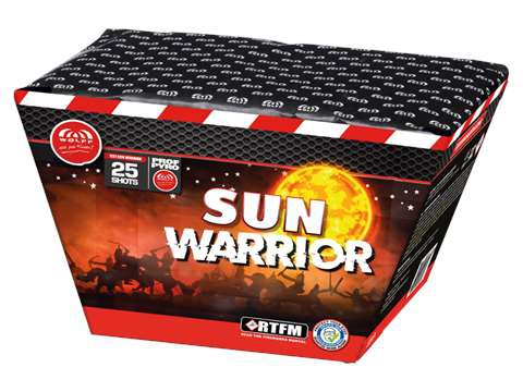 Sun Warrior 25 Schuss Fächerbatterie