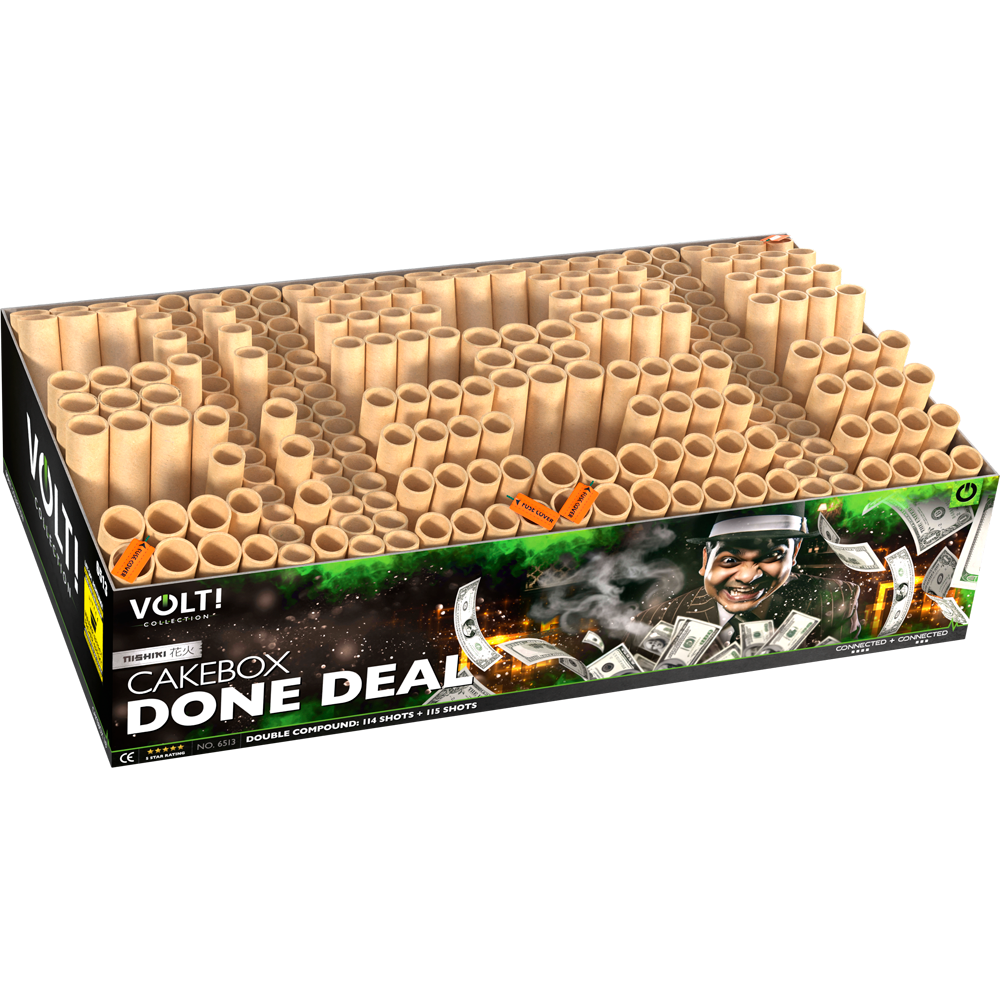 Done Deal - 229 Schuss Doppel-Verbundfeuerwerk Done Deal - 229 Schuss Doppel-Verbundfeuerwerk