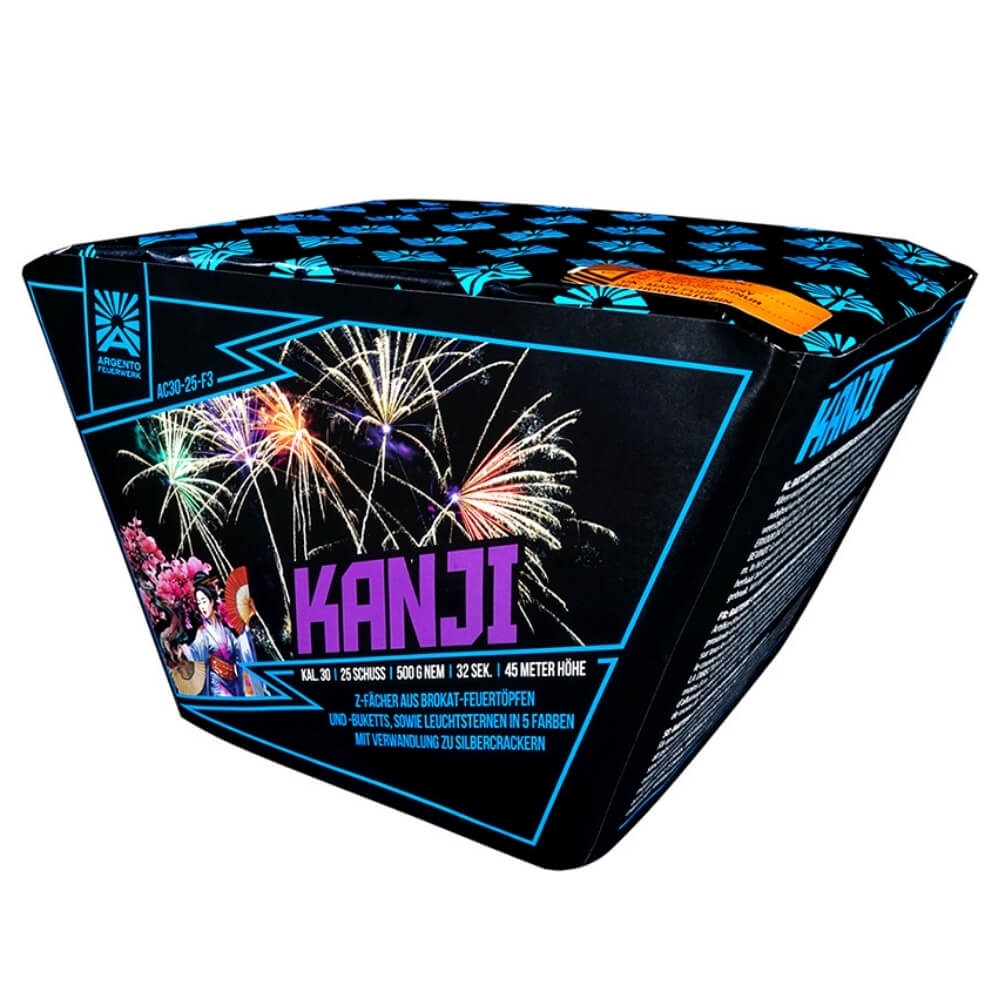 Kanji - 25 Schuss Fächerbatterie