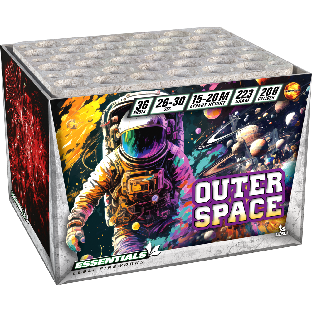 Outer Space - 36 Schuss Feuerwerksbatterie