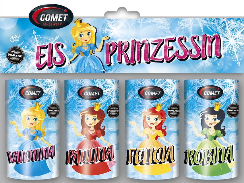 Eisprinzessin - Tischbomben-Set