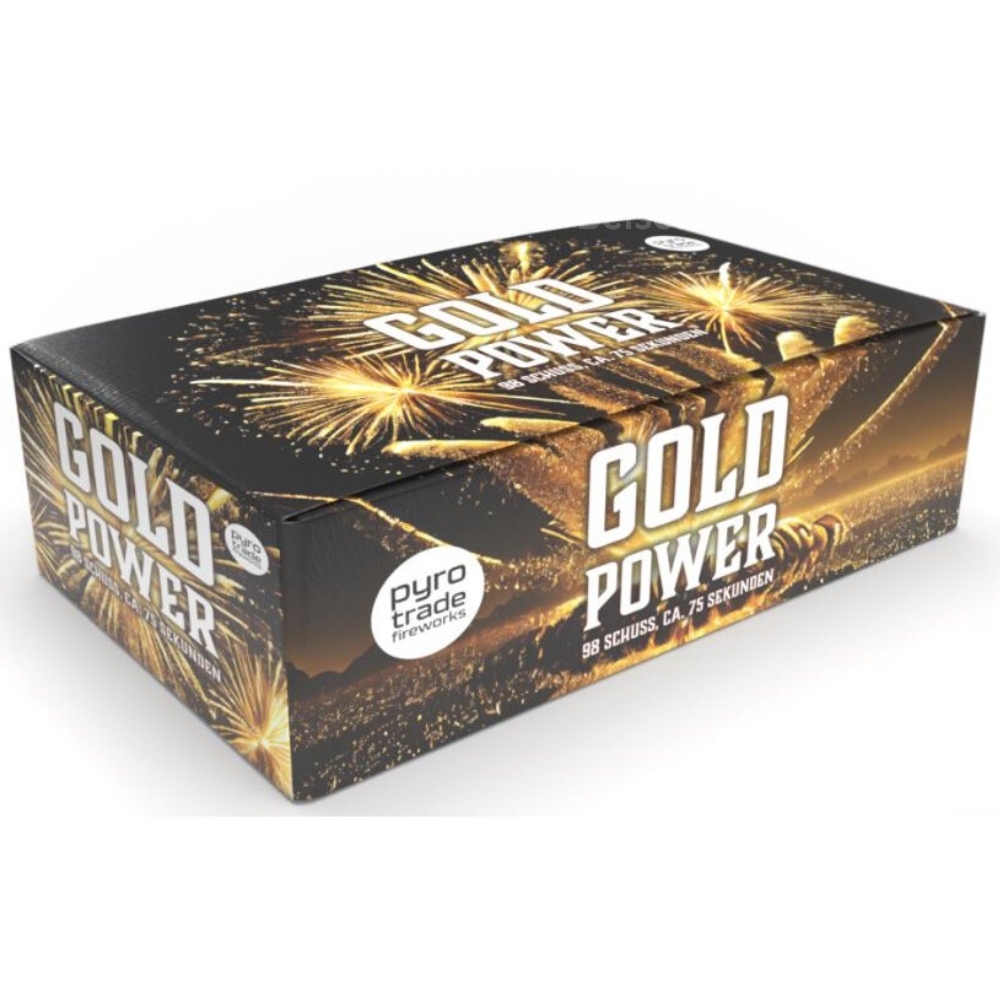 Gold Power - 98 Schuss Verbundfeuerwerk
