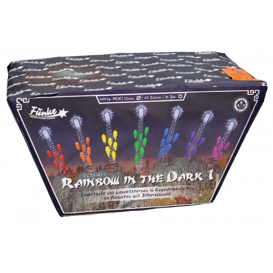 Rainbow in the dark 1 - 42 Schuss Fächer-Batterie