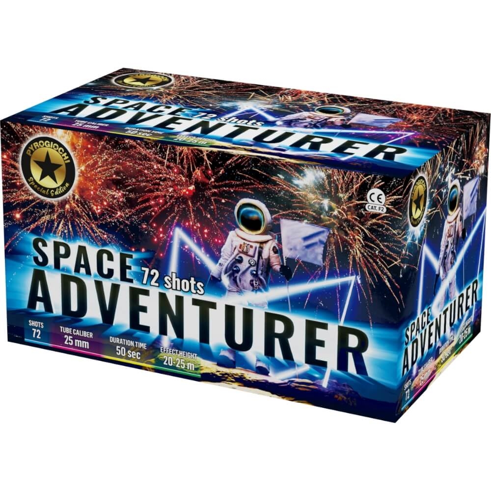 Space Adventurer - 72 Schuss Verbundfeuerwerk