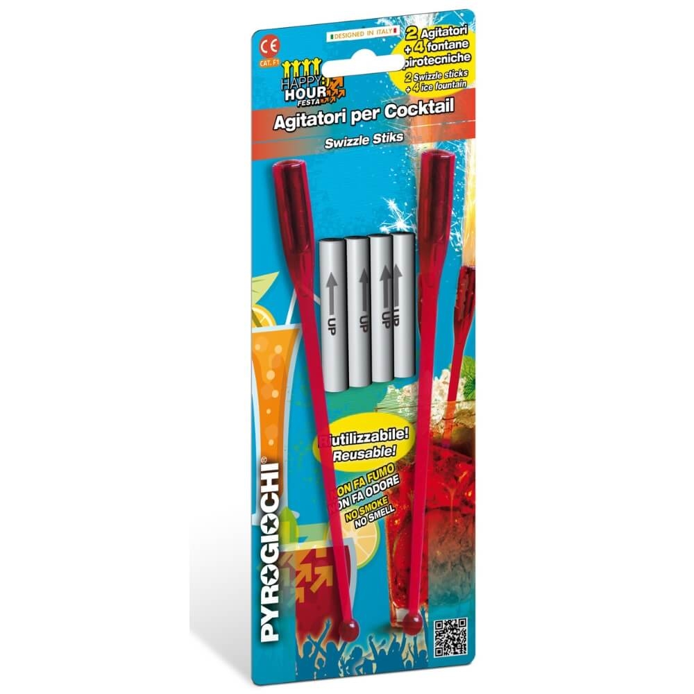 Happy Hour Festa - 4er Päckchen Cocktailfontäne