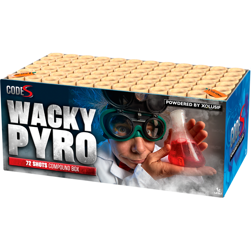 Wacky Pyro - Verbundfeuerwerk mit 72 Schuss