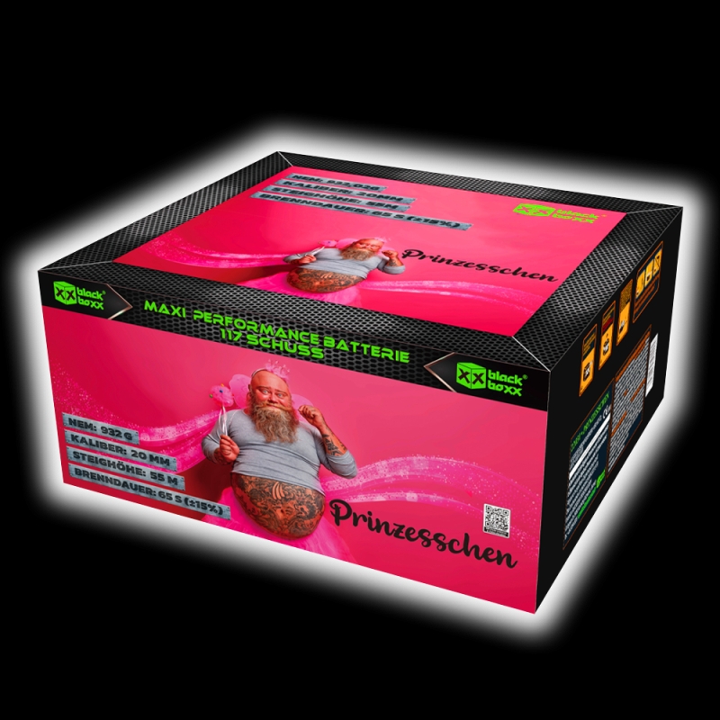 Prinzesschen - 117 Schuss Feuerwerksverbund