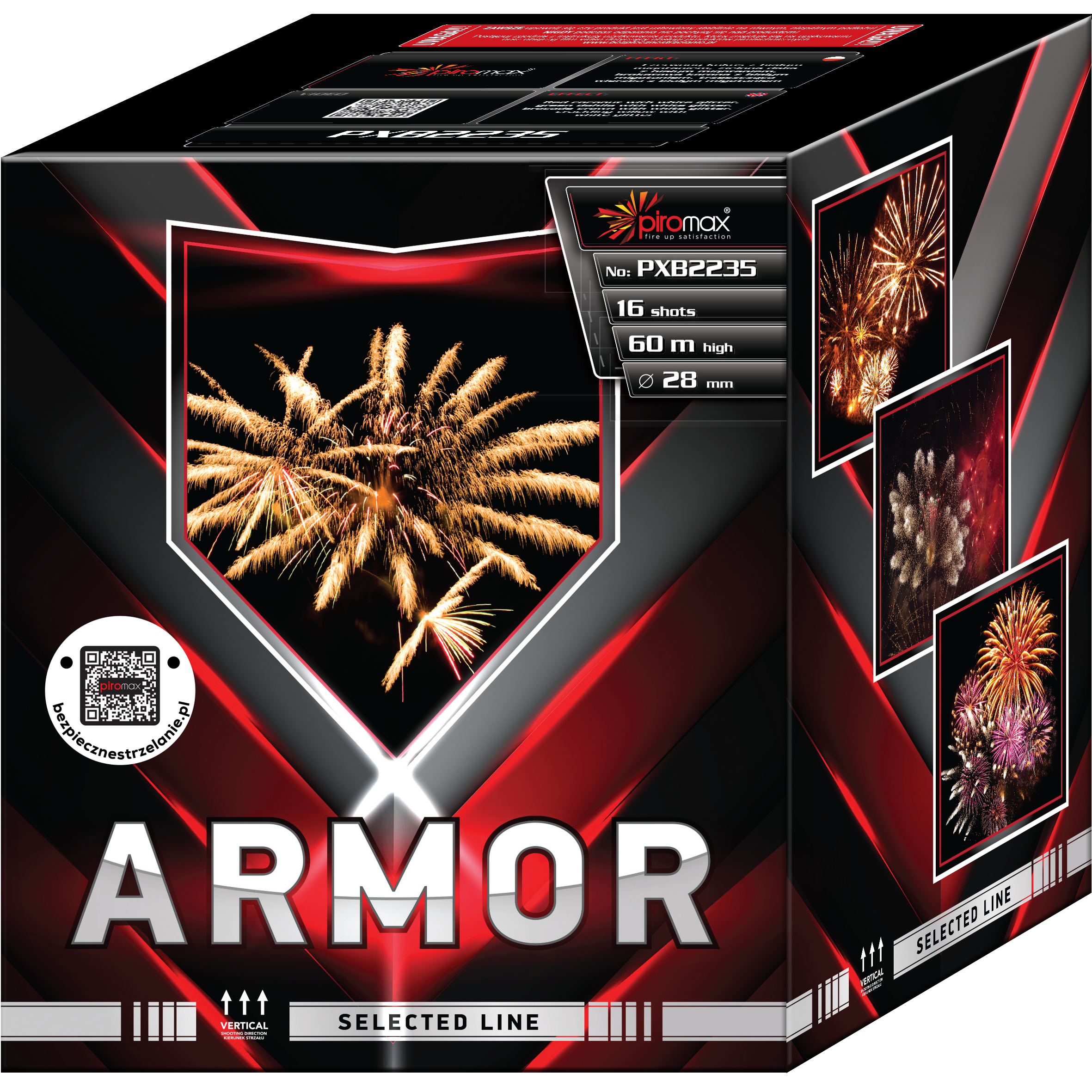 Armor - 16 Schuss Feuerwerksbatterie