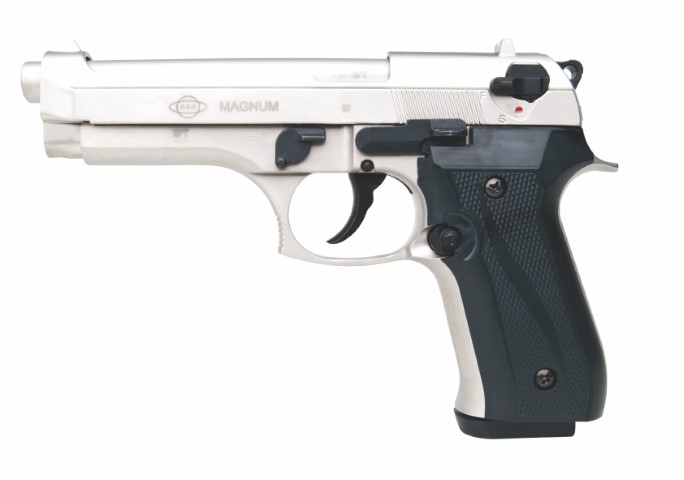 Ekol Magnum vernickelt  Kal. 9 mm P.A.K.