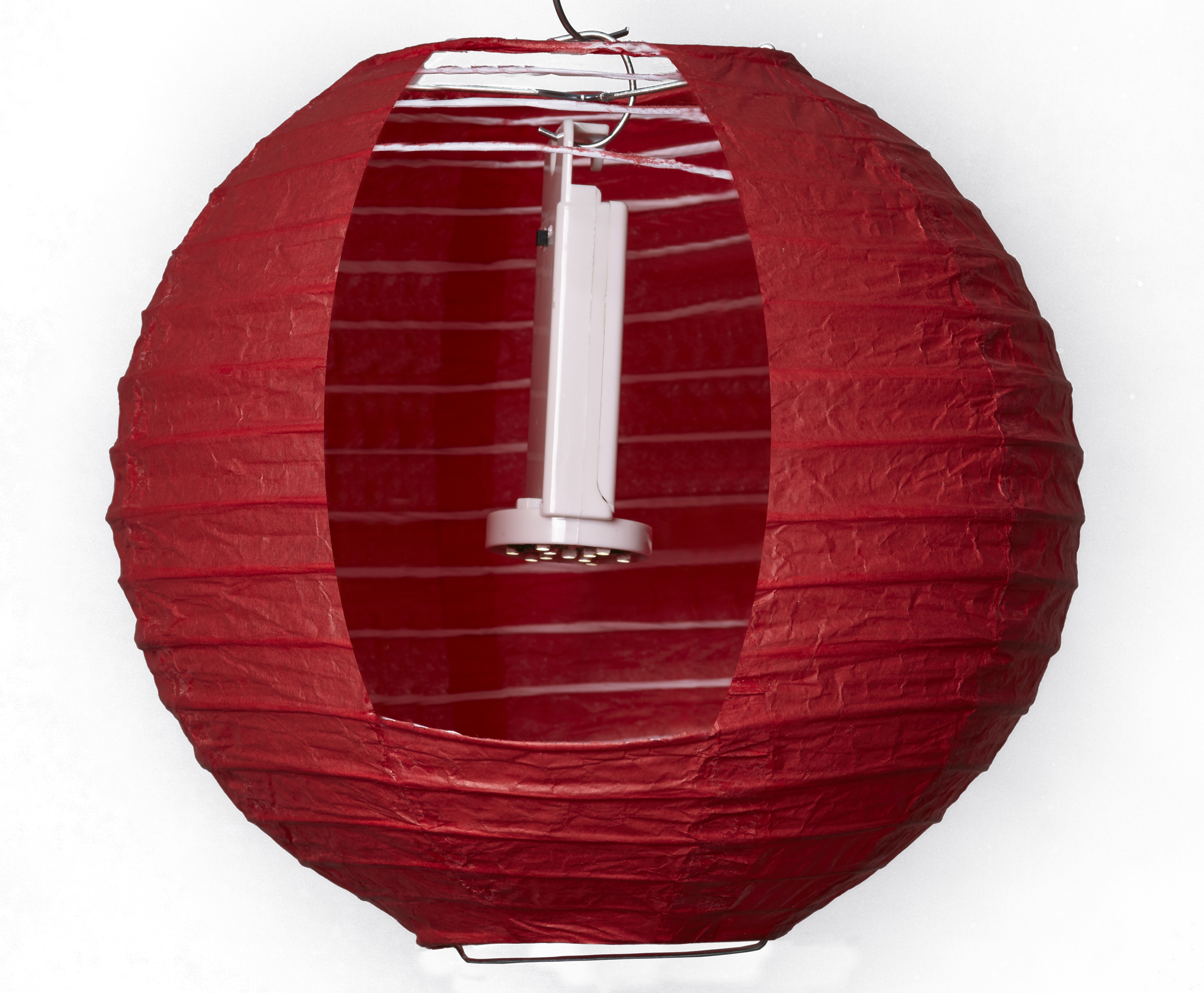 Textil Rund-Lampion blau  Ø 25cm für LED-Lampionlicht