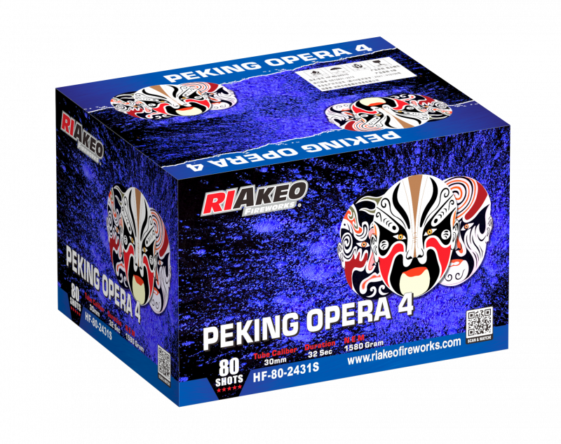 Peking Opera 4- 80 Schuss Riakeo Verbundfeuerwerk