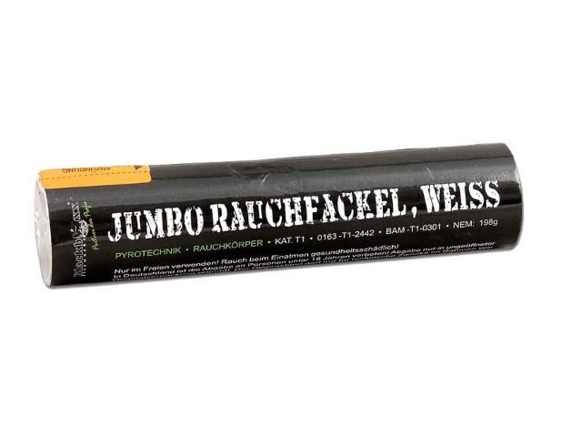 Jumbo Rauchfackel weiß