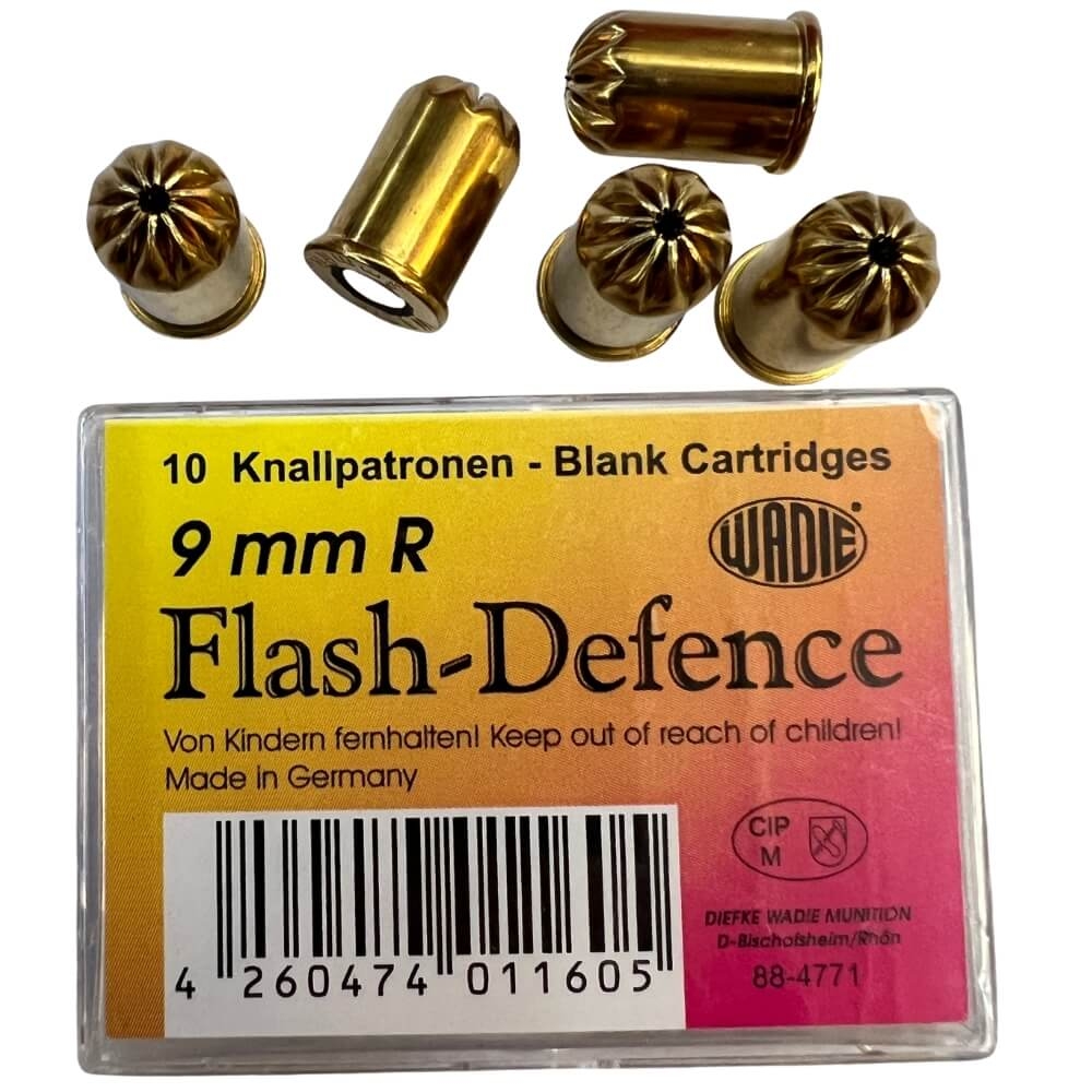 Flash Defense 9 mm Revolver Wadie 10er