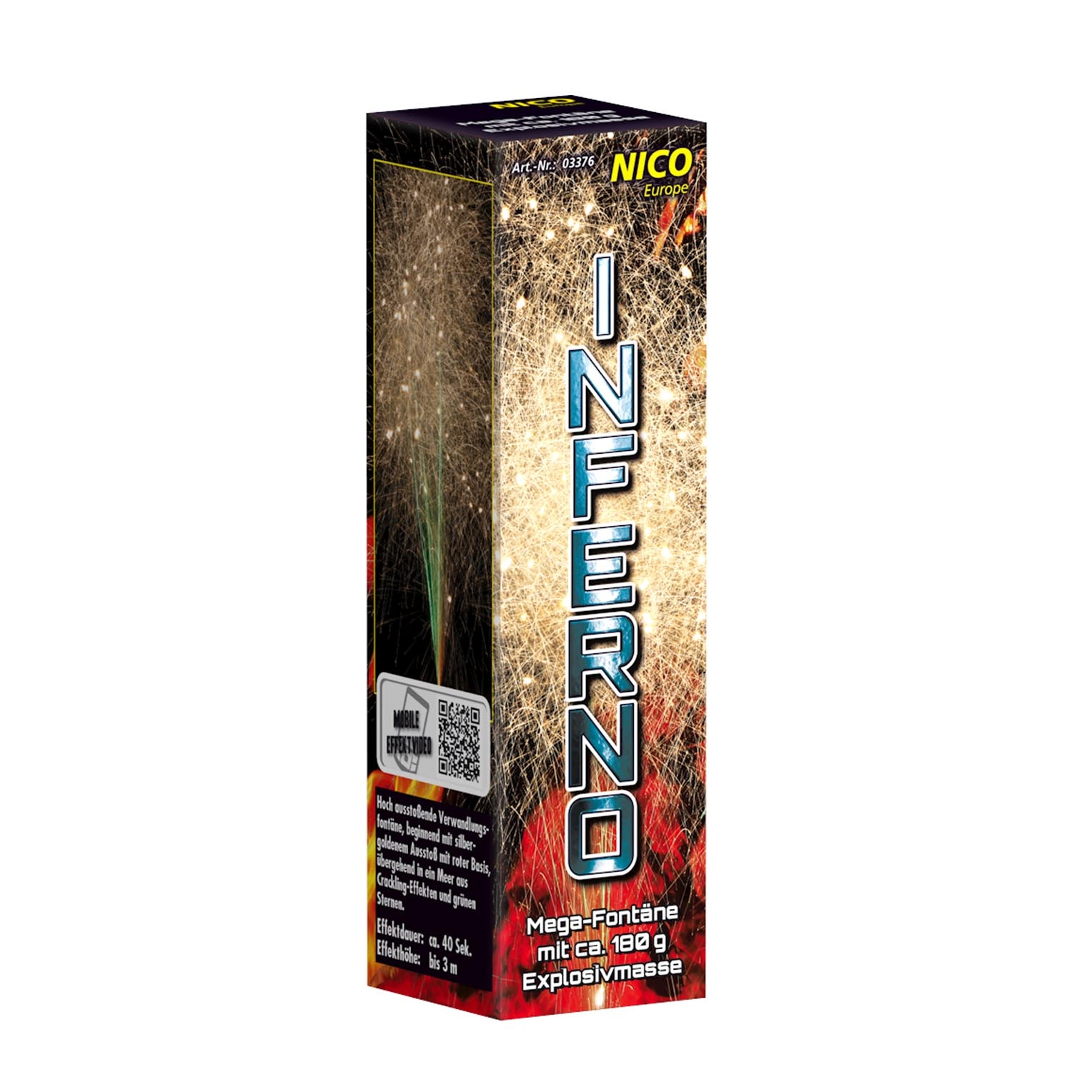 Inferno Mega-Fontänenbatterie Inferno Mega-Fontänenbatterie