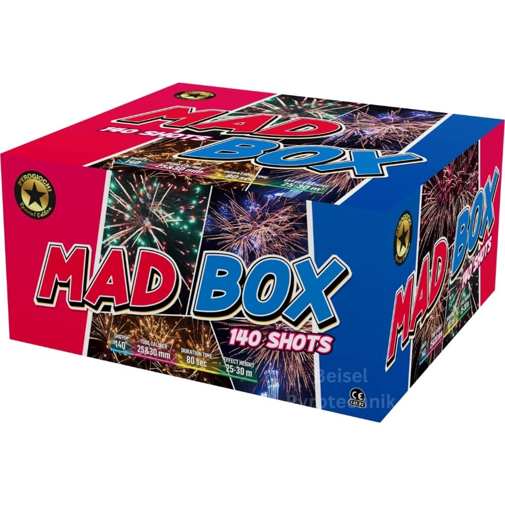 Mad Box - 140 Schuss Verbundfeuerwerk