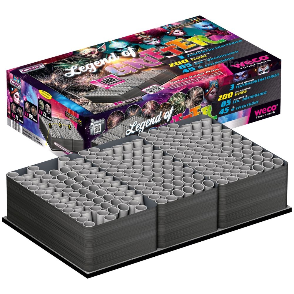 Legend of Grifter - 200 Schuss Verbundfeuerwerk