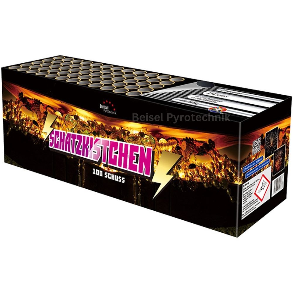 SCHATZKISTCHEN - 100 Schuss Verbundfeuerwerk SCHATZKISTCHEN - 100 Schuss Verbundfeuerwerk
