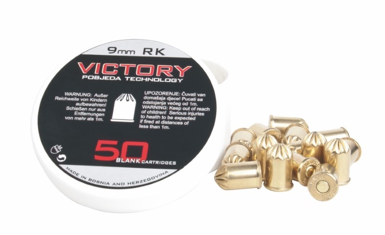 Platzpatronen 9mm Victory Revolver NC 50er (Info VE=100 Dosen)