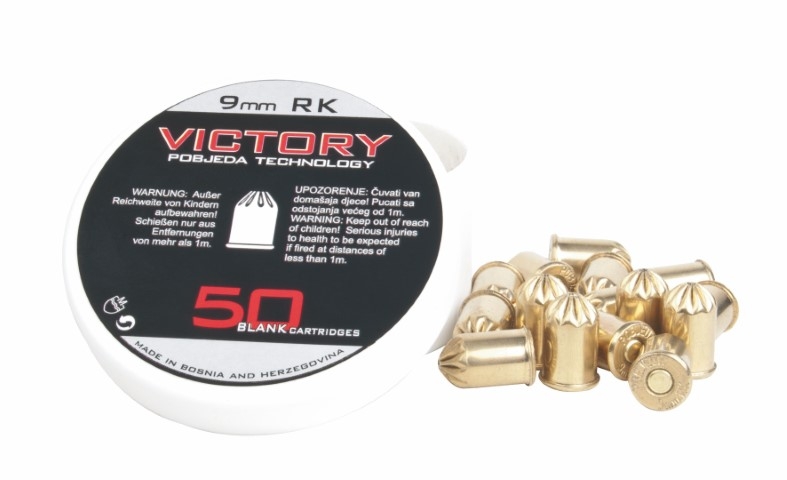 Platzpatronen 9mm Victory REV NC 50er (Karton=100 Dosen)