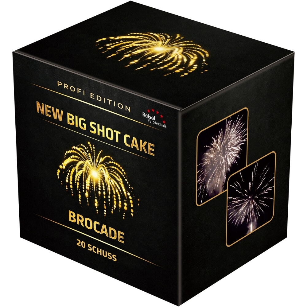 NEW BIG SHOT CAKE BROCADE - 20 Schuss Feuerwerksbatterie