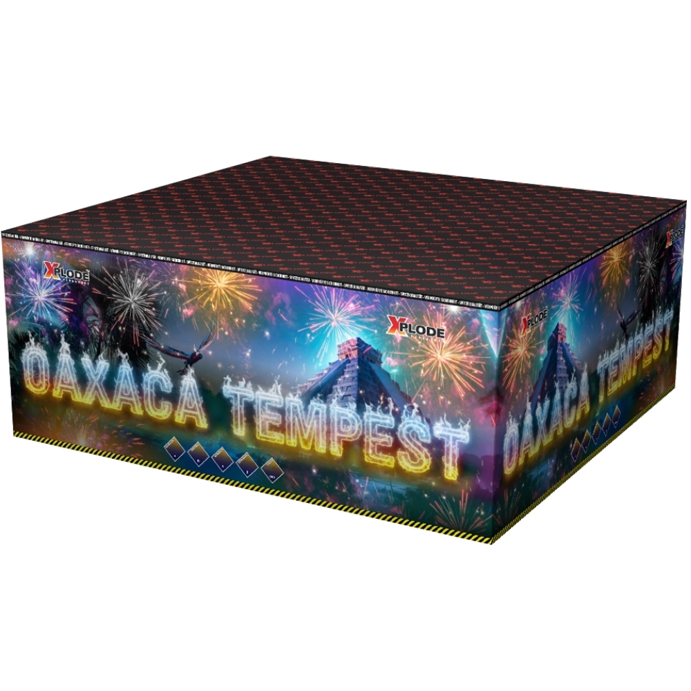 Oaxaca Tempest - 160 Schuss Doppel-Verbundfeuerwerk