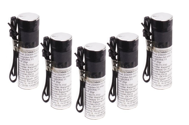 Bühnenfontäne 60sek. 5m silber Bühnenfontäne 60sek. 5m silber