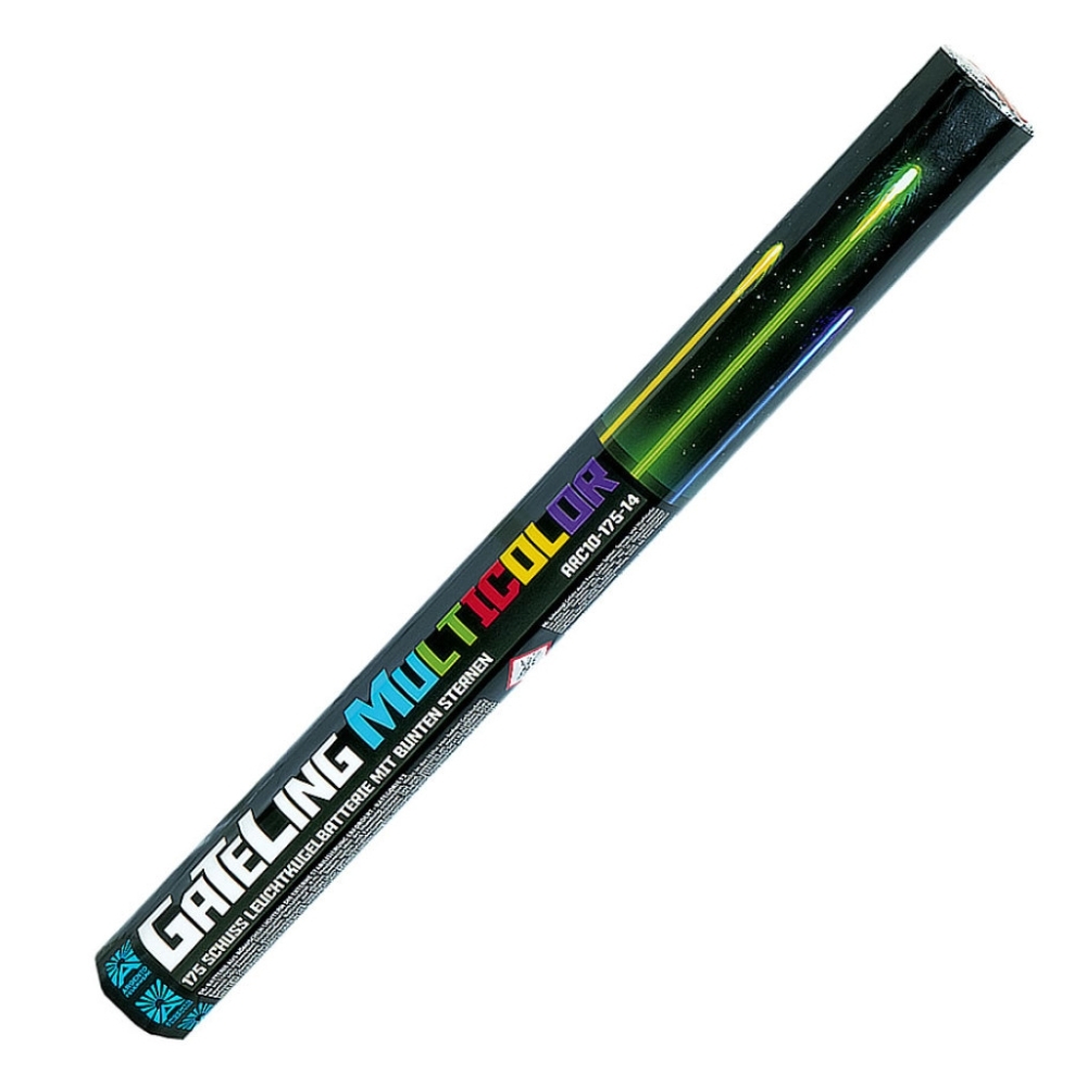 GaTeLing Multicolor - 175 Schuss Römischelichter-Batterie